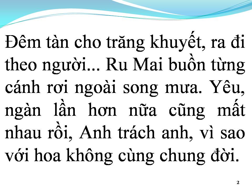 Lời bài hát HOA CÓ VÀNG NƠI ẤY