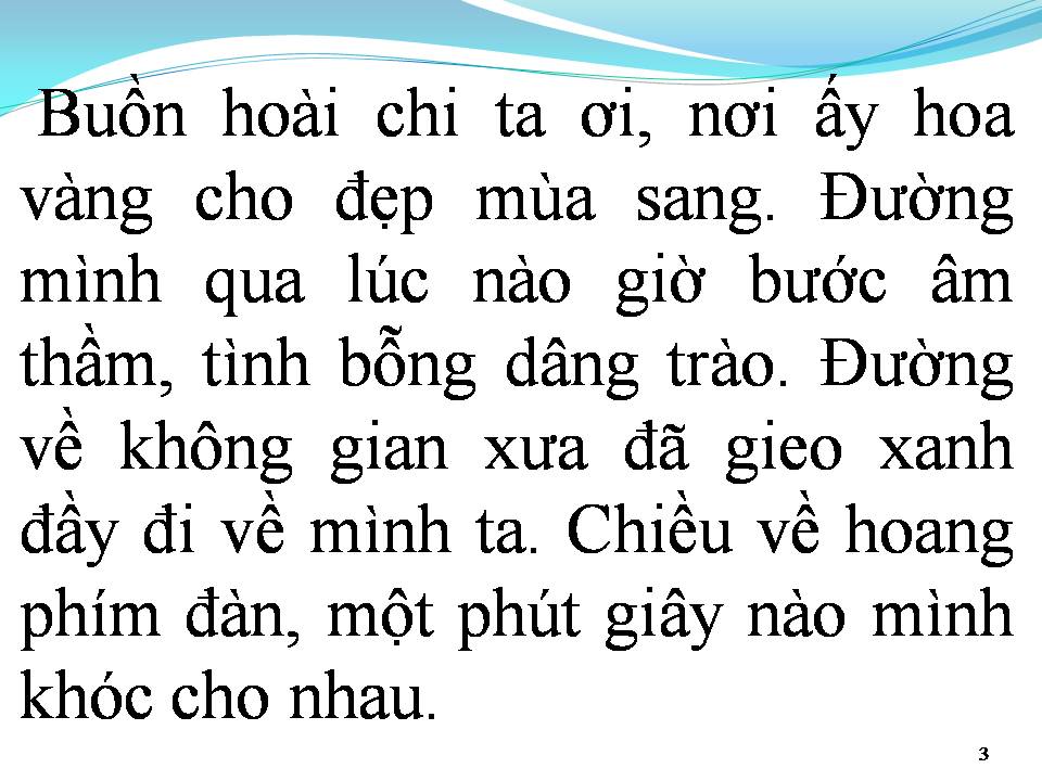 Lời bài hát HOA CÓ VÀNG NƠI ẤY