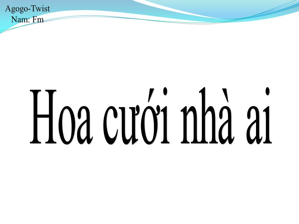 Lời bài hát HOA CƯỚI NHÀ AI