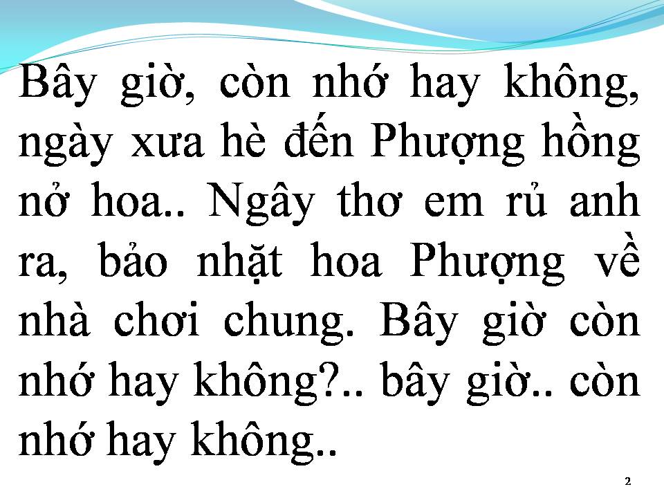 Lời bài hát HOA HỌC TRÒ