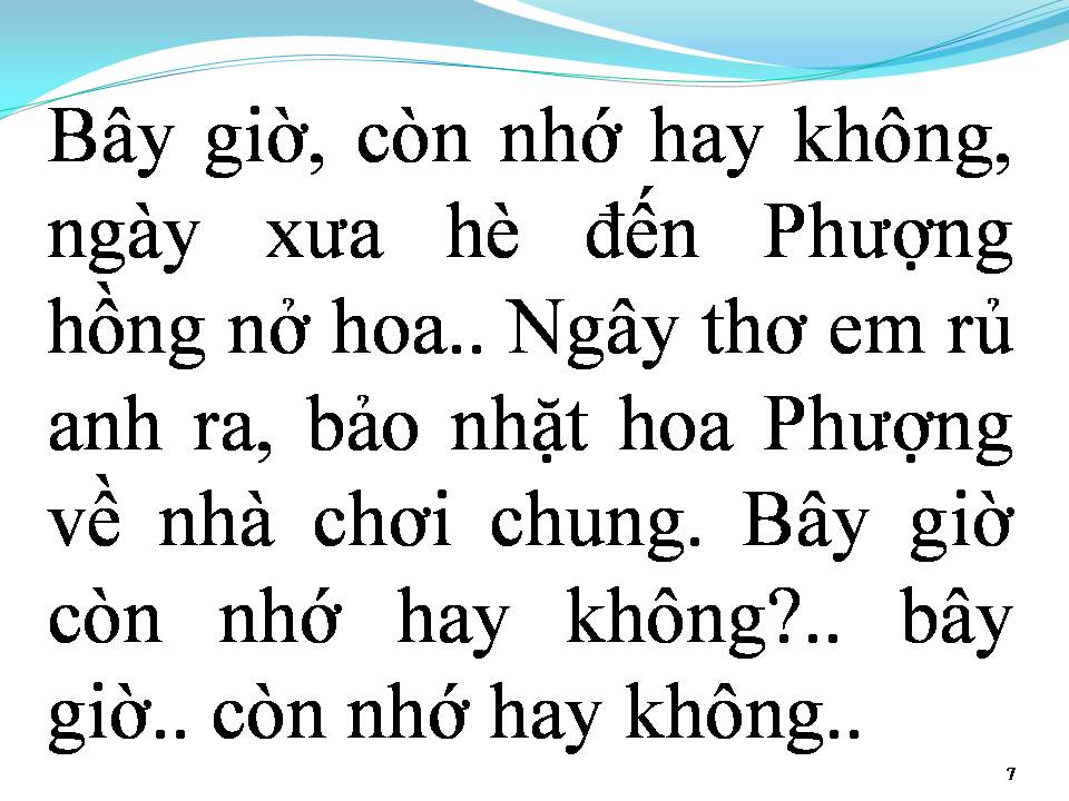 Lời bài hát HOA HỌC TRÒ