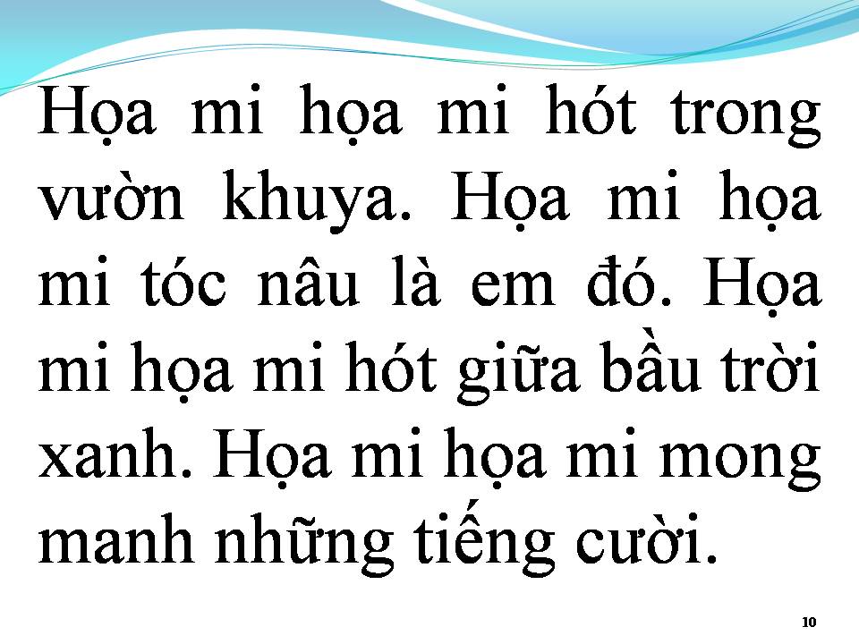Lời bài hát HỌA MI TÓC NÂU