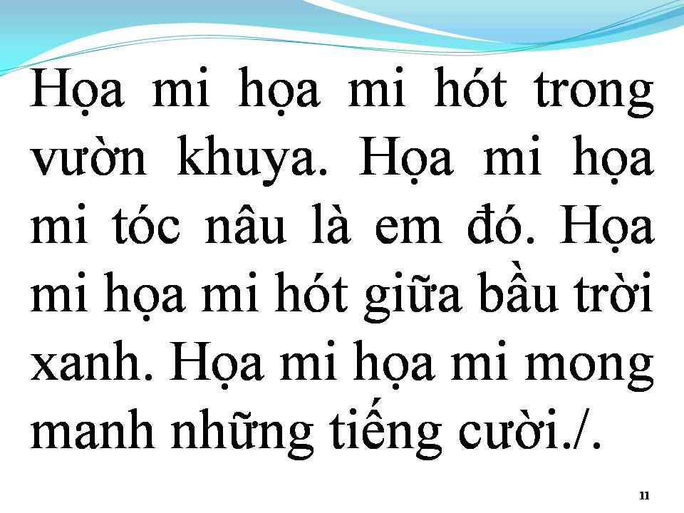 Lời bài hát HỌA MI TÓC NÂU