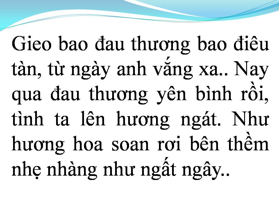 Lời bài hát HOA SOAN BÊN THỀM CŨ