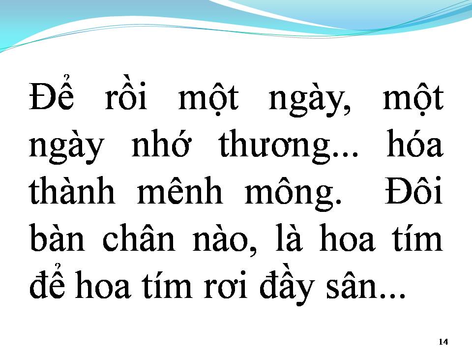 Lời bài hát HOA TÍM NGOÀI SÂN