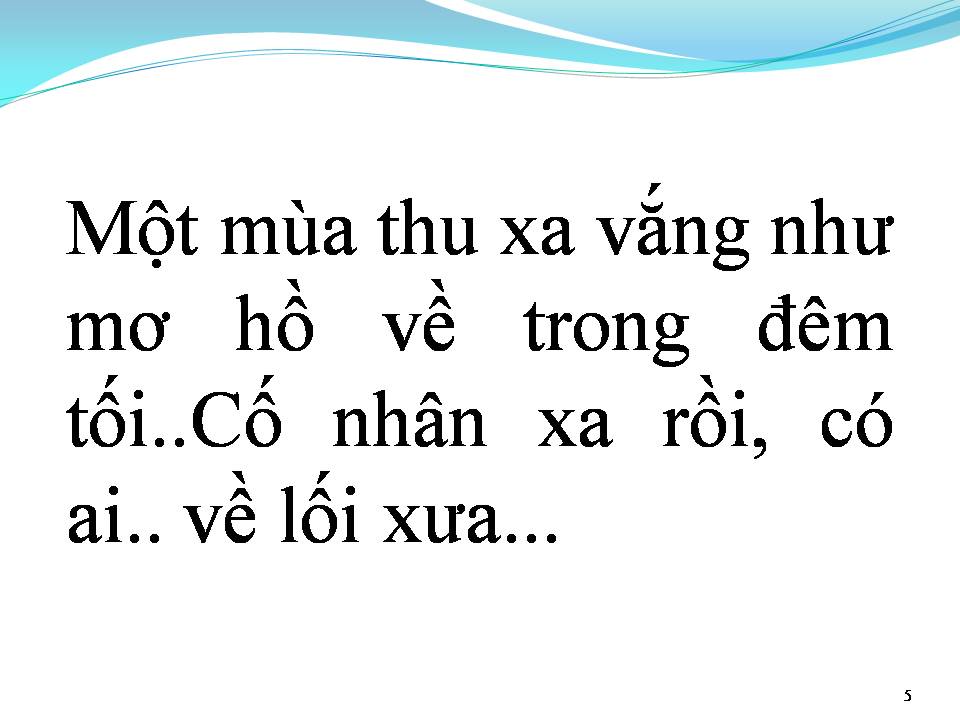 Lời bài hát HOÀI CẢM