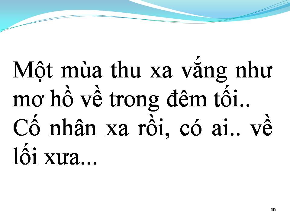 Lời bài hát HOÀI CẢM