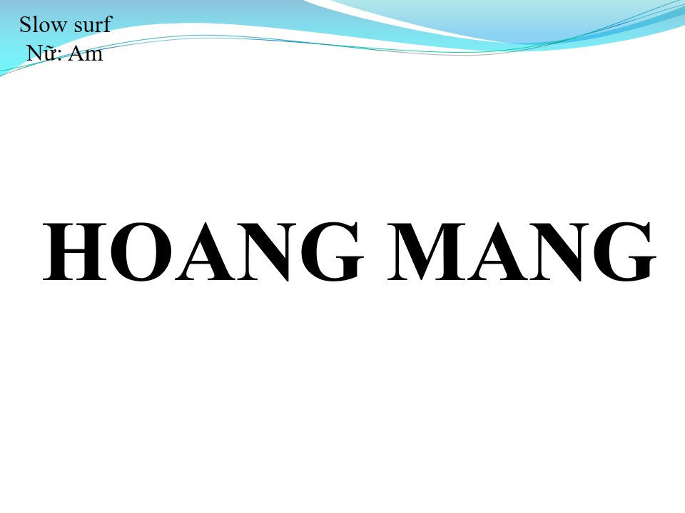 Lời bài hát HOANG MANG