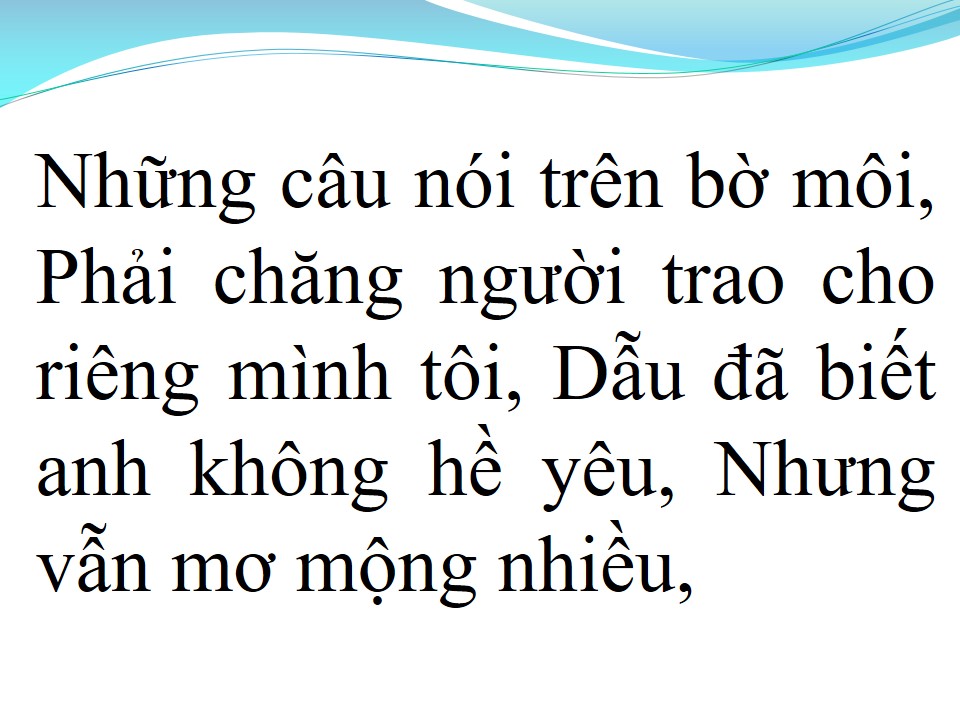 Lời bài hát HOANG MANG