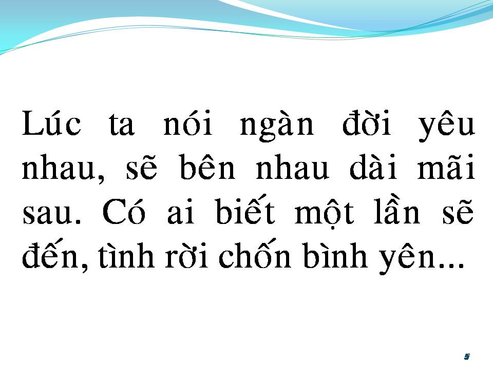 Lời bài hát HOANG VẮNG