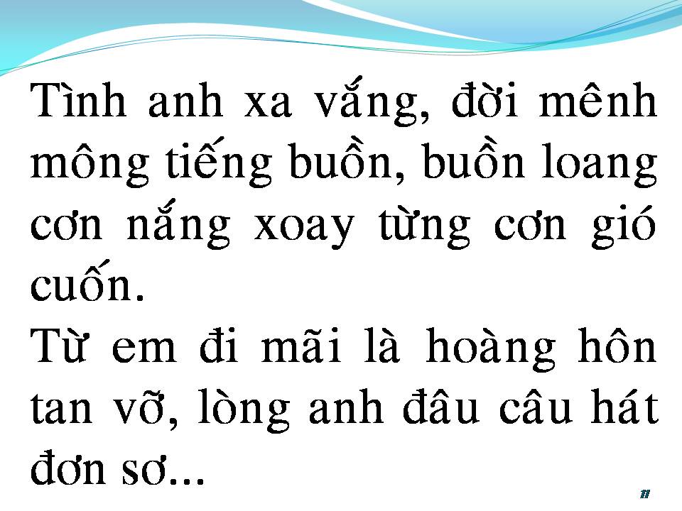Lời bài hát HOANG VẮNG
