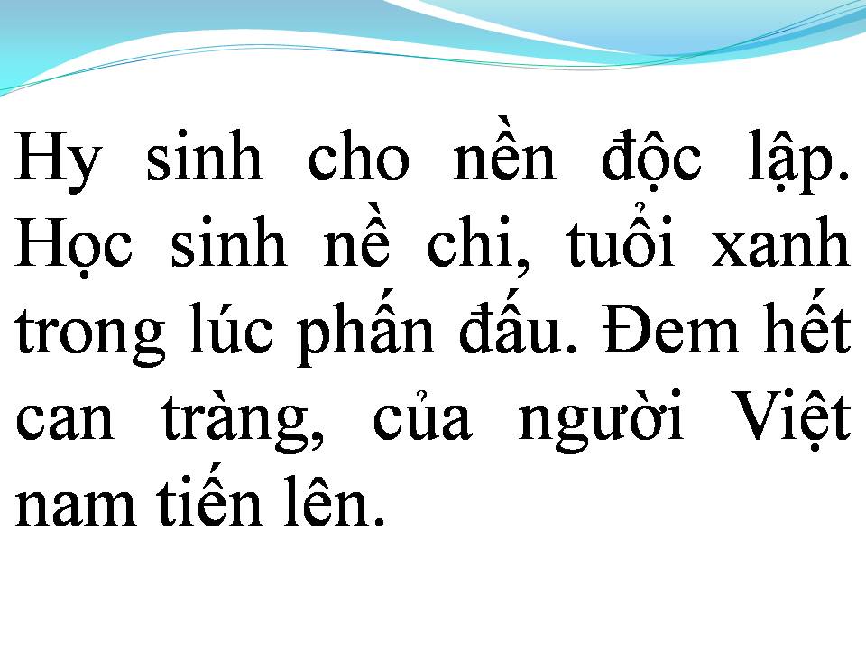 Lời bài hát HỌC SINH HÀNH KHÚC