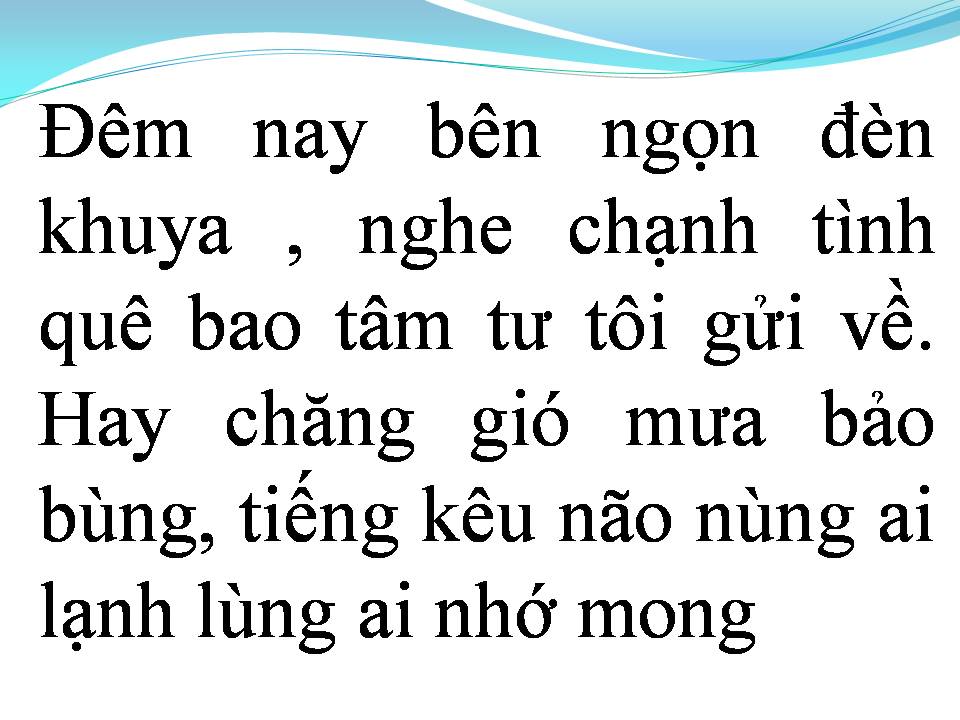 Lời bài hát HỒI ÂM