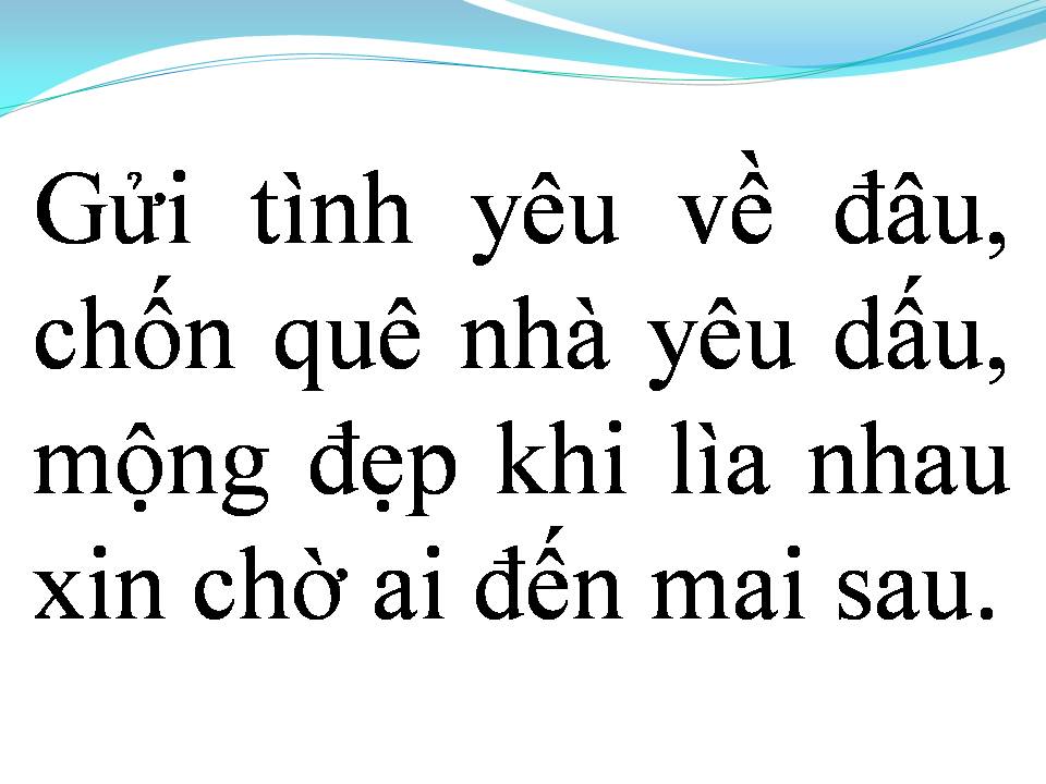 Lời bài hát HỒI ÂM
