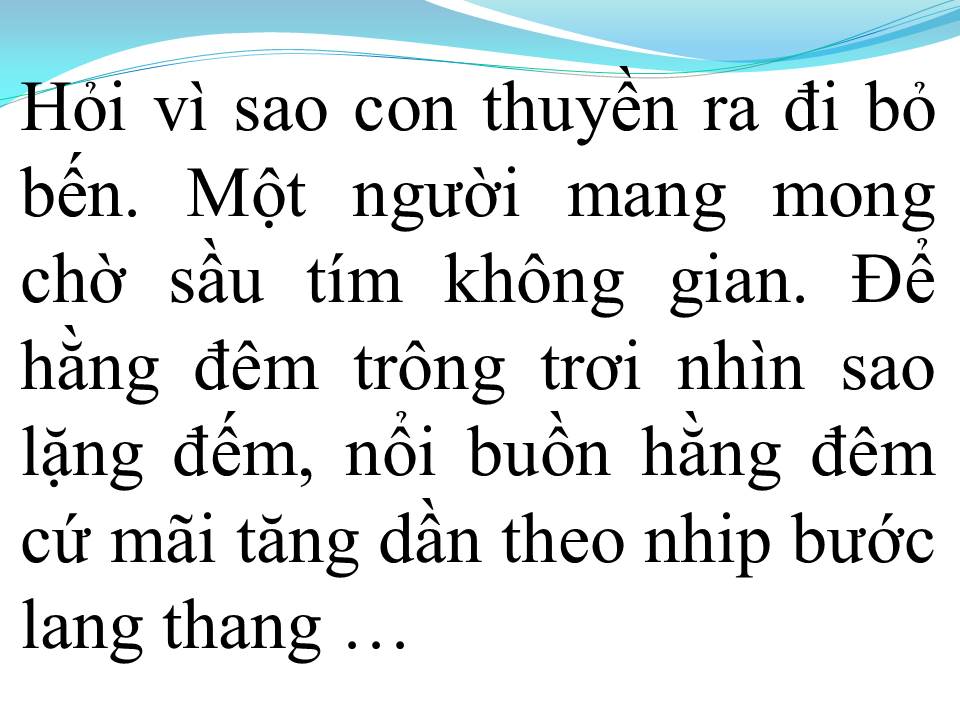 Lời bài hát HỎI NGƯỜI CÒN NHỚ ĐẾN TA