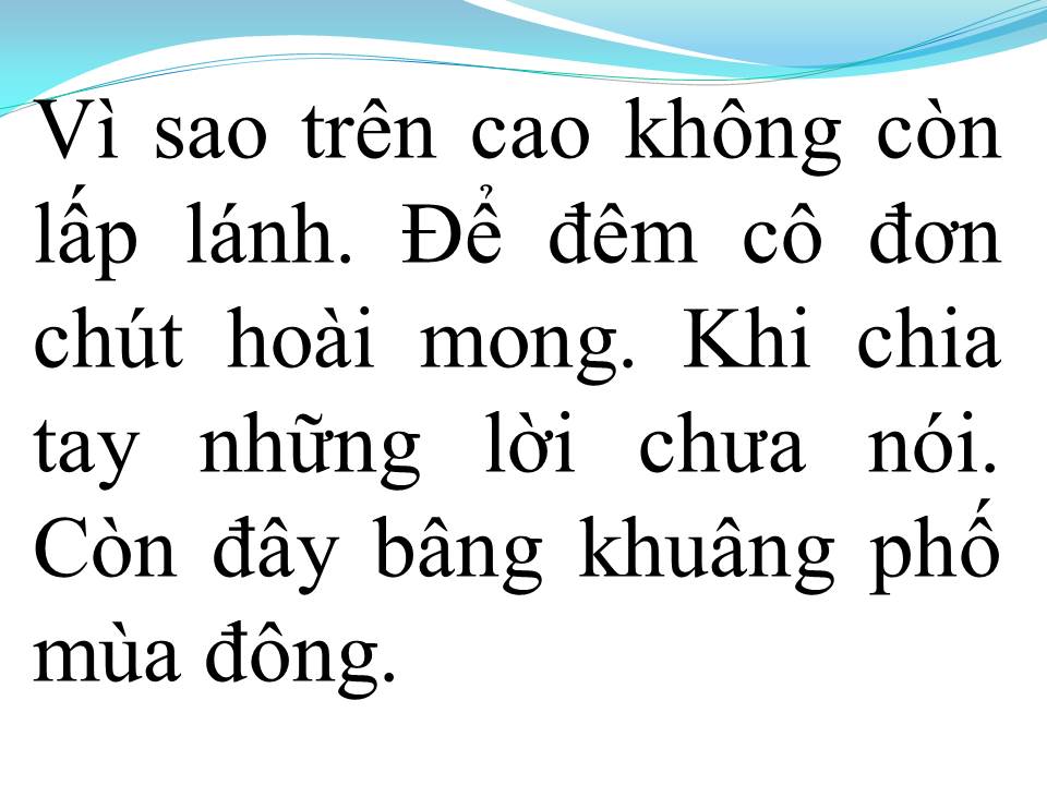 Lời bài hát HỐI TIẾC