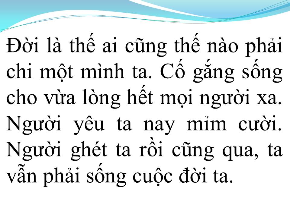 Lời bài hát HÔM QUA KHÁC HÔM NAY KHÁC (ĐỜI LÀ GÌ)