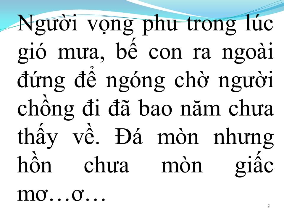 Lời bài hát HÒN VỌNG PHU 2