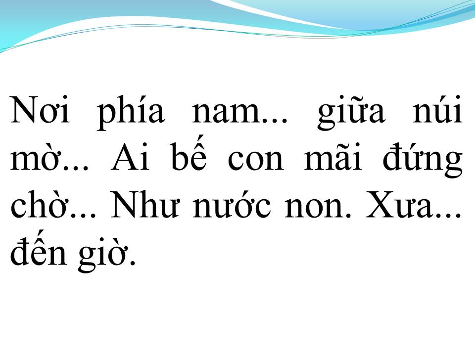 Lời bài hát HÒN VỌNG PHU 3