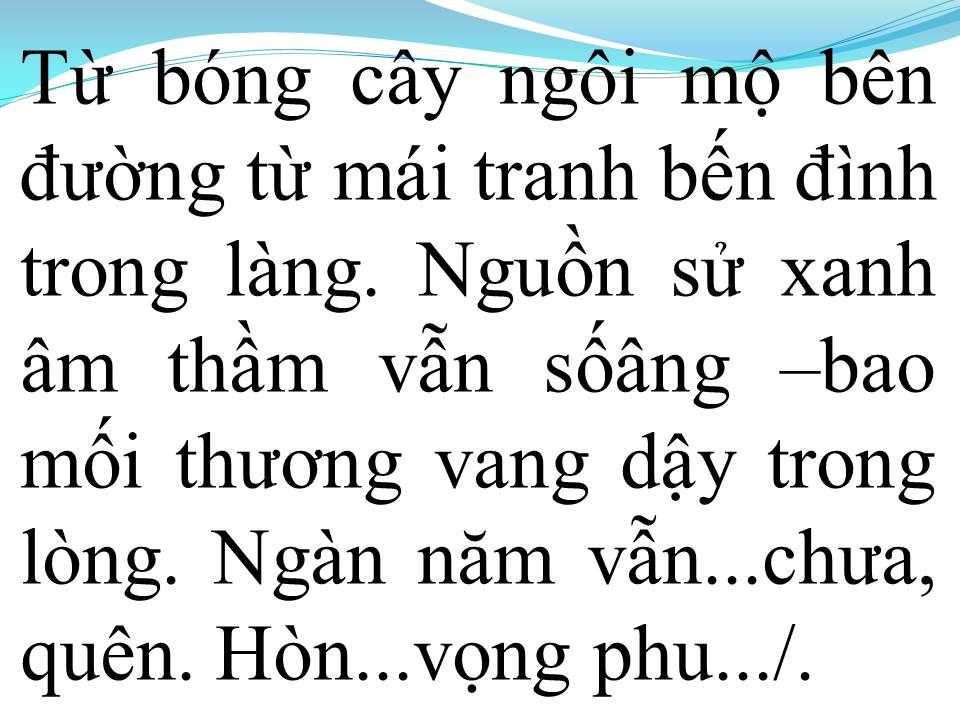 Lời bài hát HÒN VỌNG PHU 3