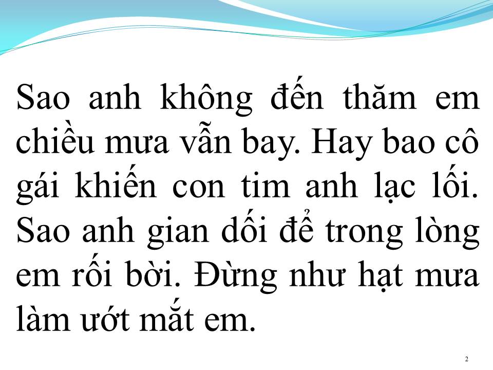 Lời bài hát HỨA ĐI ANH