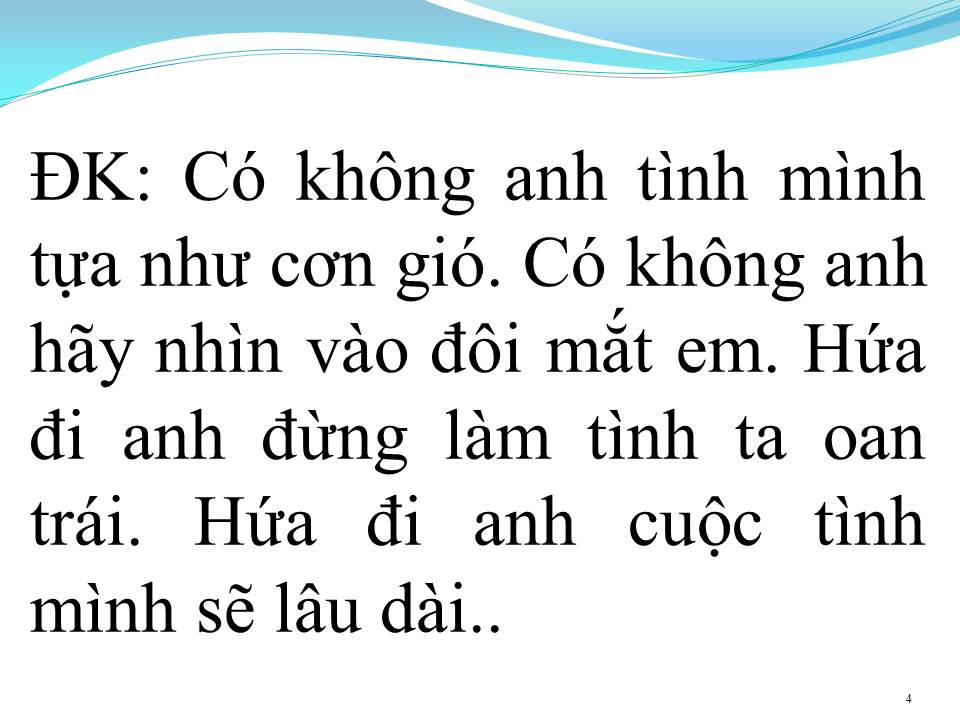 Lời bài hát HỨA ĐI ANH