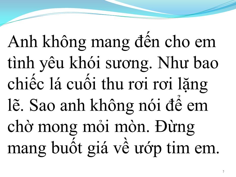 Lời bài hát HỨA ĐI ANH