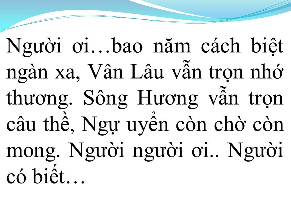 Lời bài hát HUẾ ĐẸP TÌNH THƠ