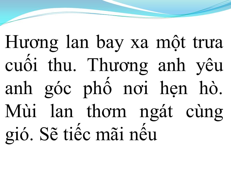 Lời bài hát HƯƠNG NGỌC LAN