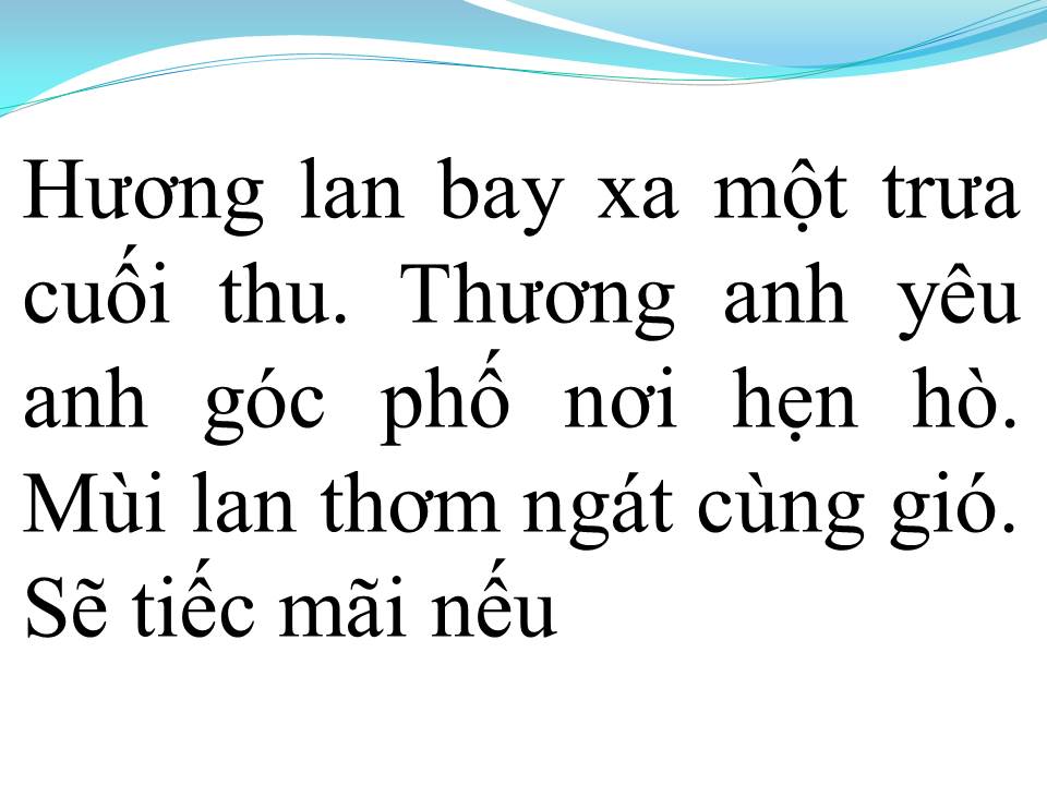 Lời bài hát HƯƠNG NGỌC LAN