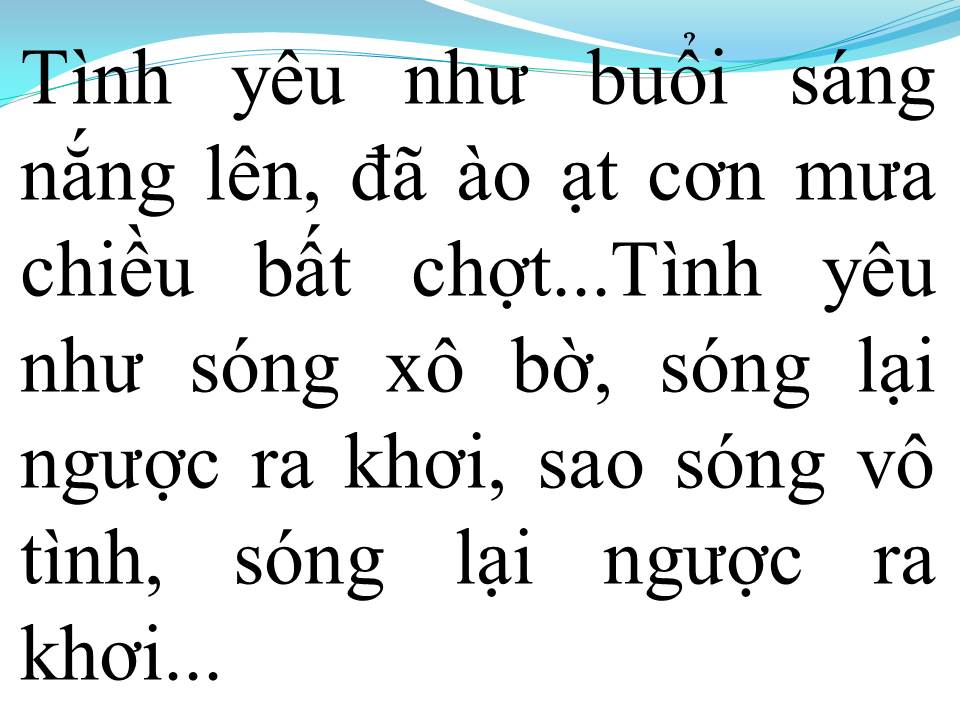 Lời bài hát HƯƠNG TÌNH YÊU