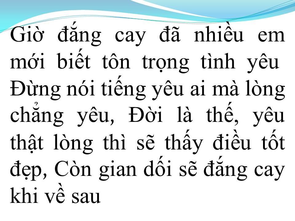 Lời bài hát YÊU NHIỀU KHỔ NHIỀU