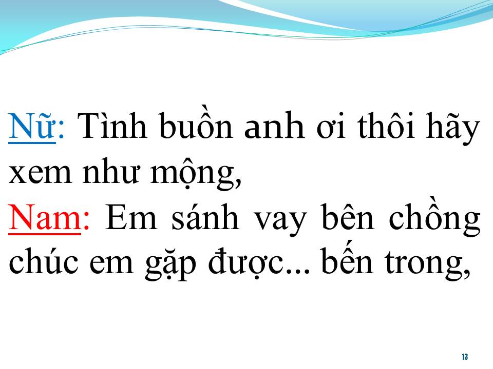 Lời bài hát CỨ NGỠ TÌNH PHÔI PHAI (SONG CA)