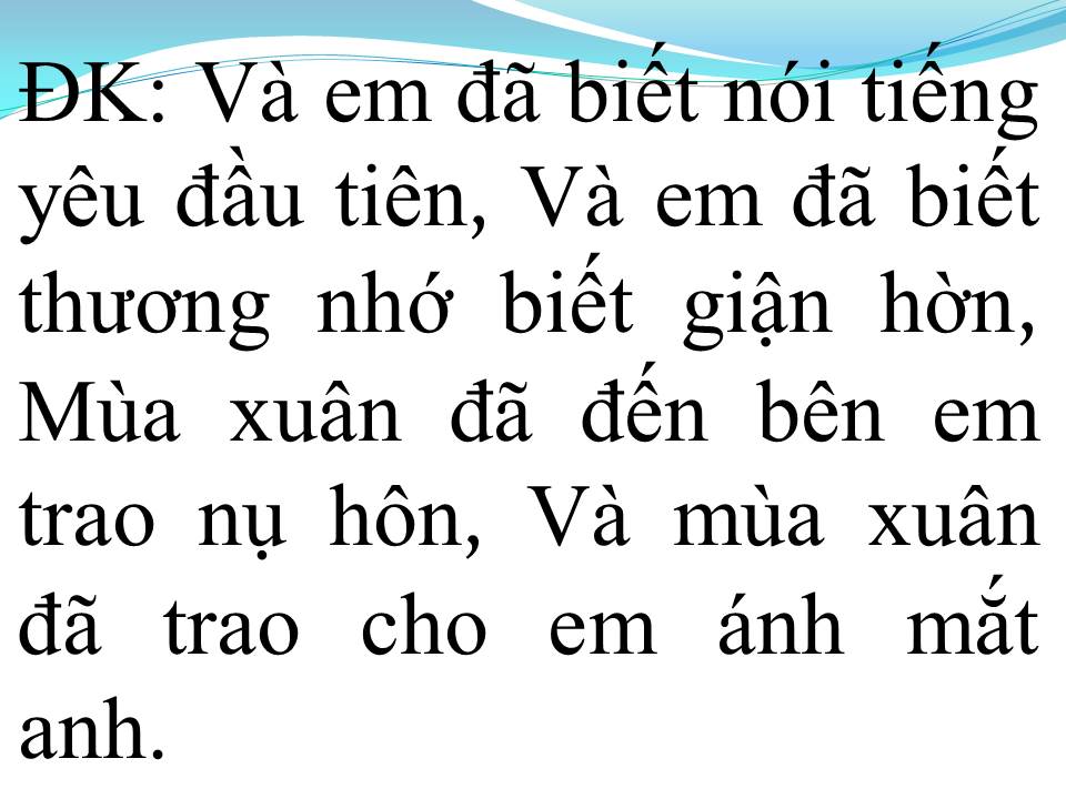 Lời bài hát THÌ THẦM MÙA XUÂN