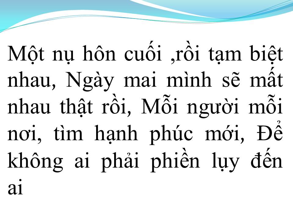 Lời bài hát YÊU VỘI VÀNG