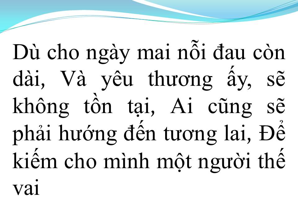 Lời bài hát YÊU VỘI VÀNG