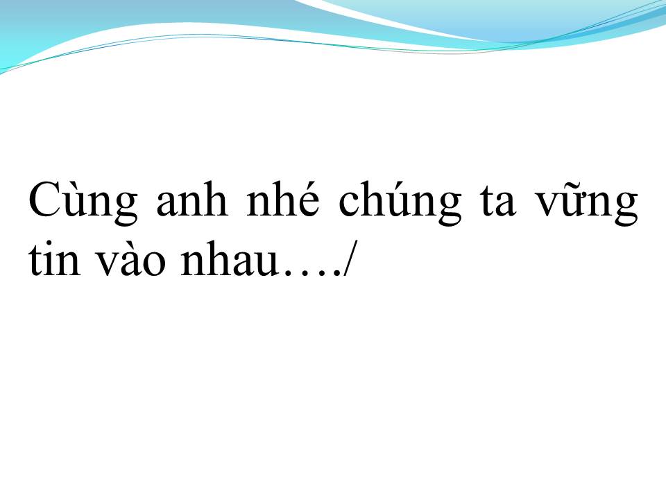 Lời bài hát CÁM ƠN THƯỢNG ĐẾ