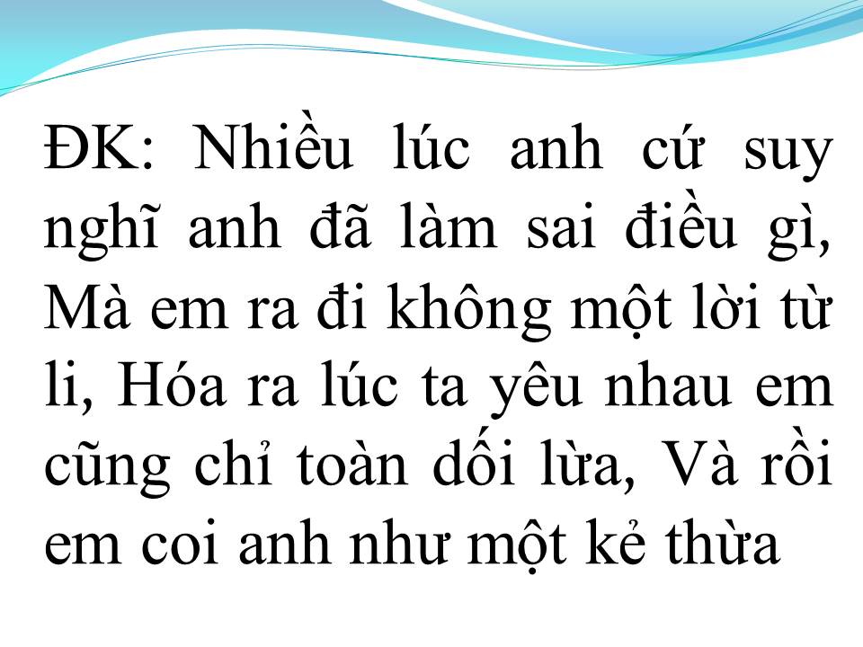 Lời bài hát HỎI THĂM NHAU
