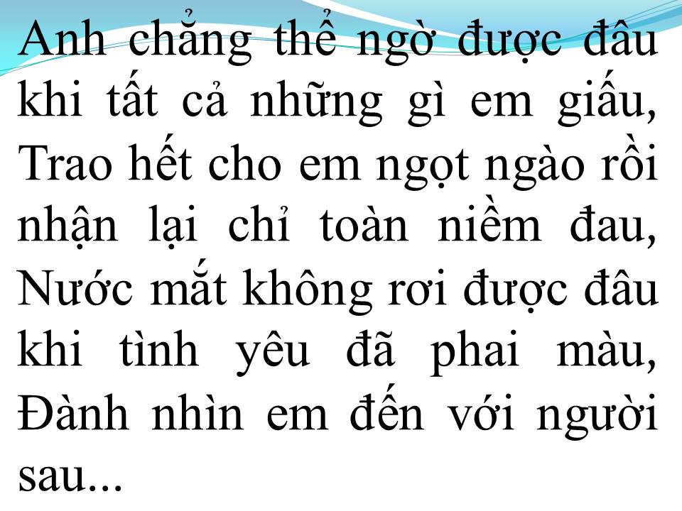 Lời bài hát HỎI THĂM NHAU