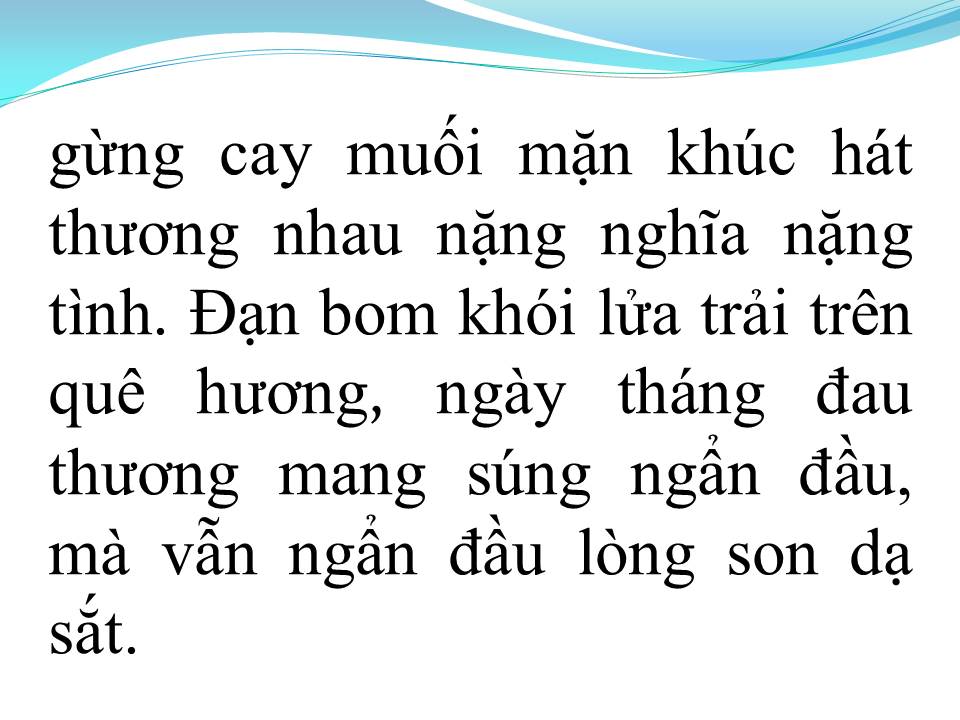 Lời bài hát MIỀN TRUNG QUÊ MẸ