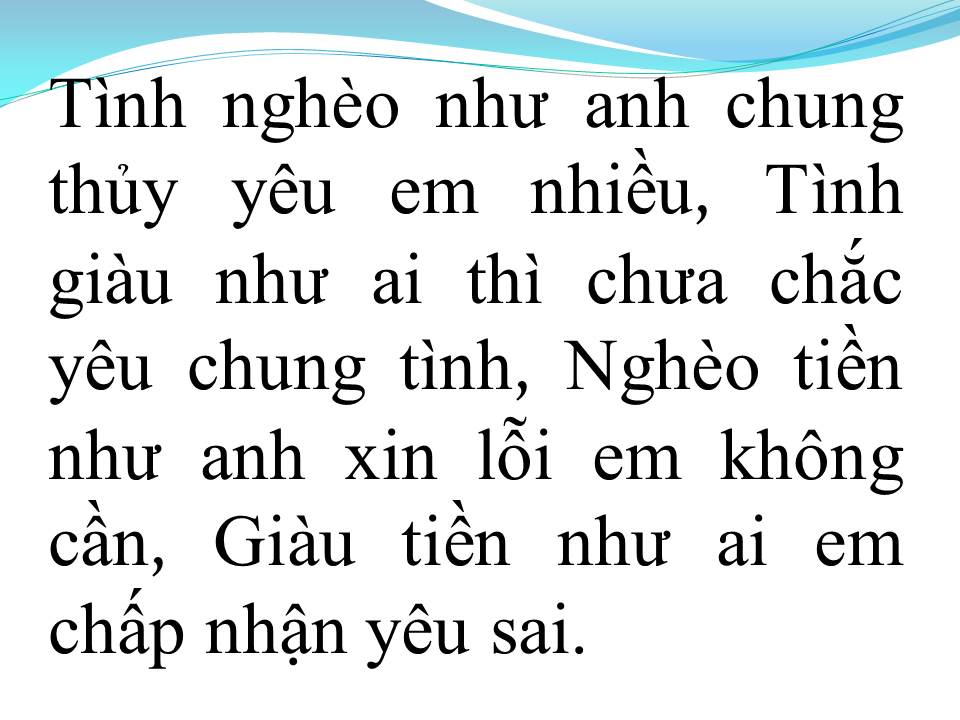 Lời bài hát TIỀN THẮNG TÌNH THUA