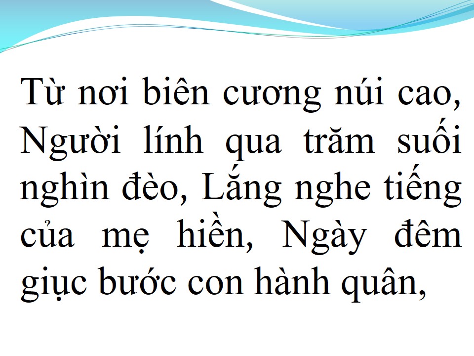 Lời bài hát HÃY YÊN LÒNG MẸ ƠI