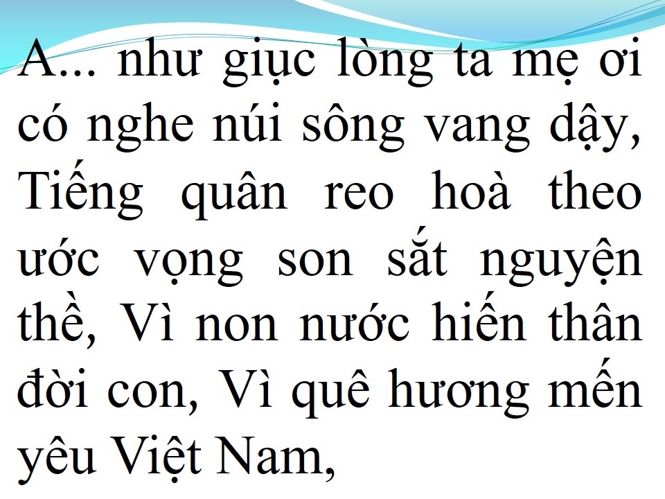 Lời bài hát HÃY YÊN LÒNG MẸ ƠI