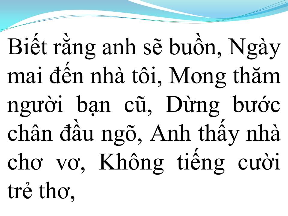Lời bài hát THƯƠNG VỀ QUÁN TRỌ
