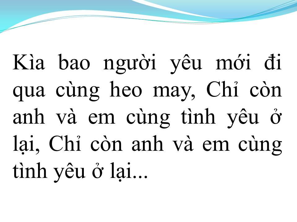 Lời bài hát THƯ TÌNH CUỐI MÙA THU