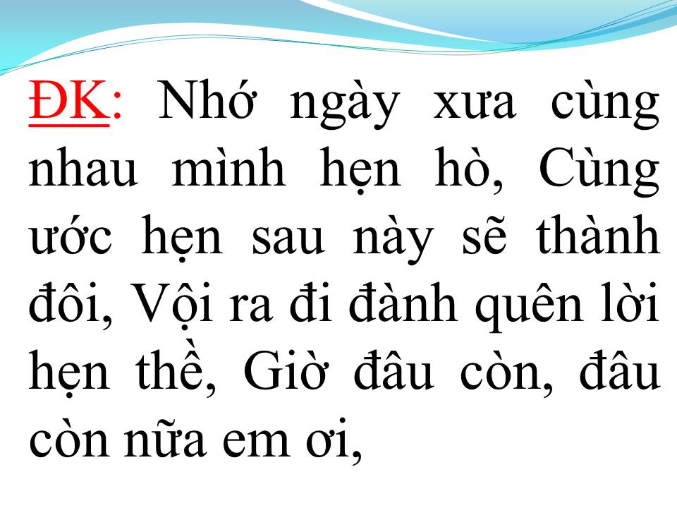 Lời bài hát ĐỪNG BỎ ANH MÀ ĐI