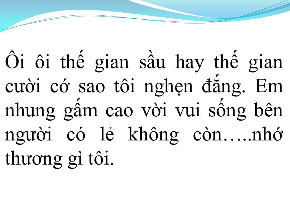 Lời bài hát THAY TÌNH NHƯ THAY ÁO