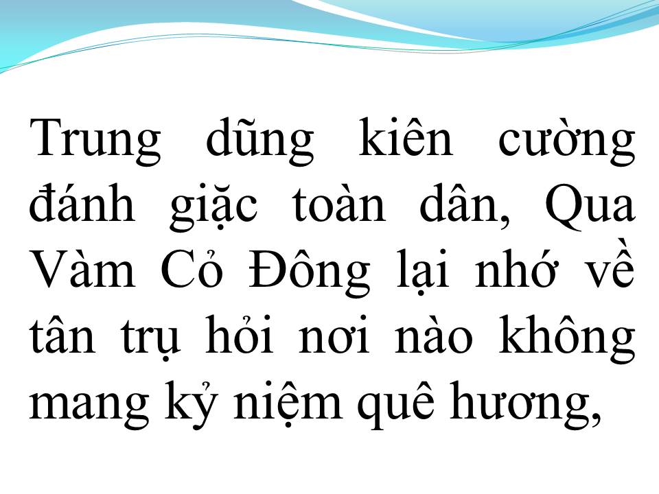 Lời bài hát DÒNG SÔNG QUÊ EM (TÂN CỔ)