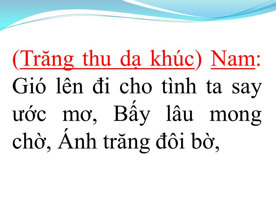 Lời bài hát DÒNG SÔNG QUÊ EM (TÂN CỔ)