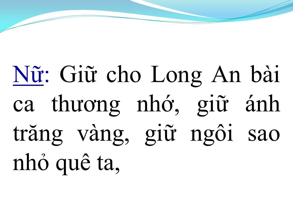 Lời bài hát DÒNG SÔNG QUÊ EM (TÂN CỔ)
